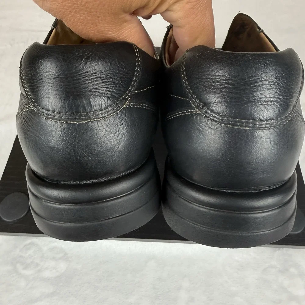 Johnson & Murphy Men's Size 11 M Black Sheepskin Oxford Lace Up Shoes 20-7218